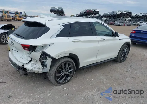 2021 Infiniti Qx50 Autograph Awd z USA, uszkodzony, nr VIN 3PCAJ5DBXMF107462